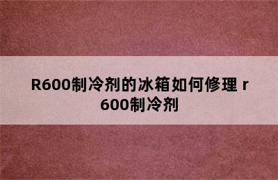 R600制冷剂的冰箱如何修理 r600制冷剂